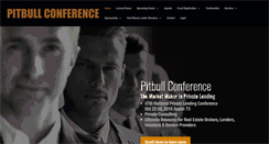 Desktop Screenshot of pitbullconference.com