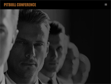 Tablet Screenshot of pitbullconference.com
